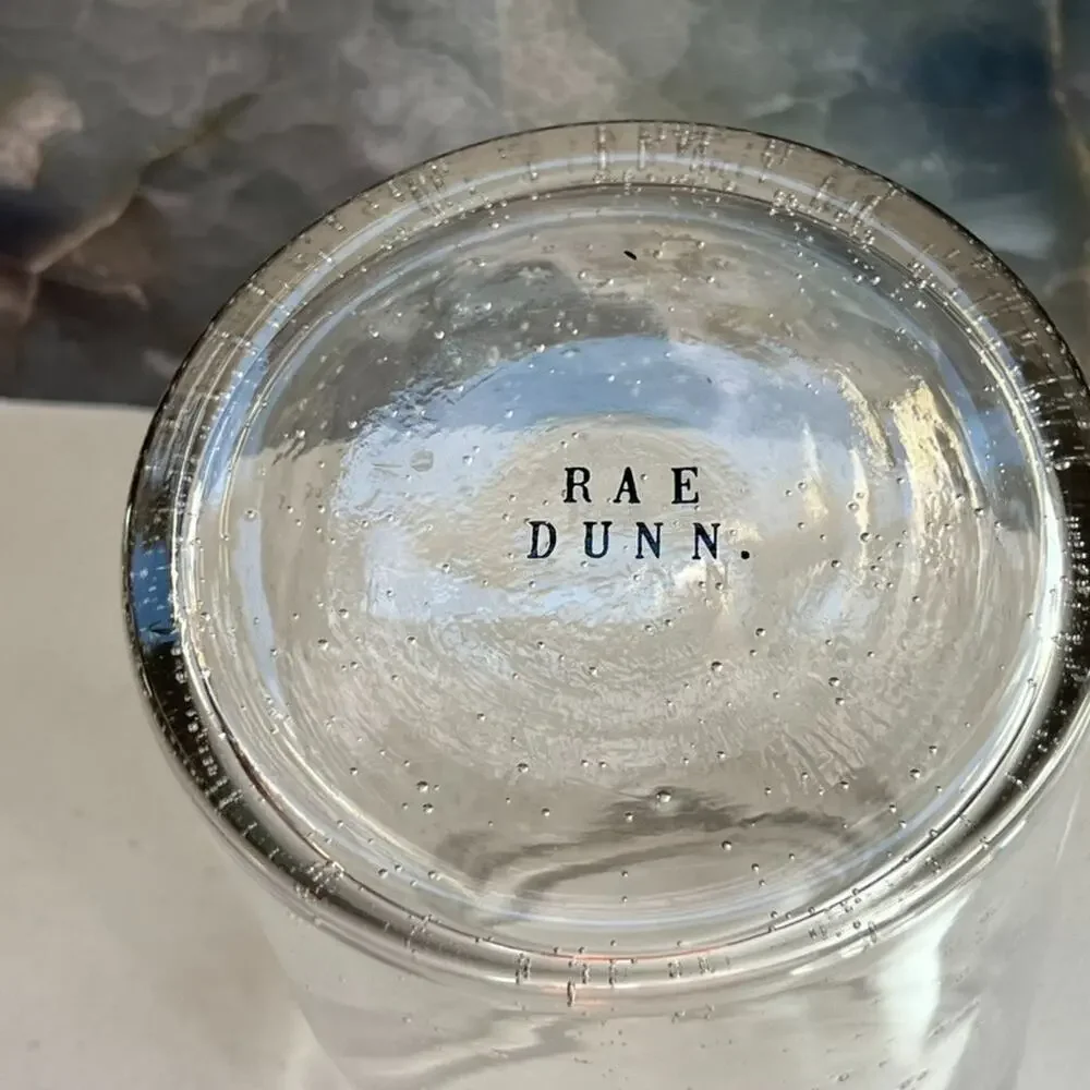 Rae Dunn Glass Vase 9.5